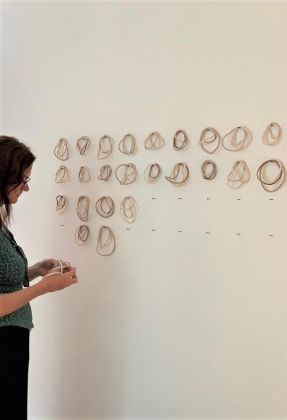 Installation of hold me commissioned by interior architect